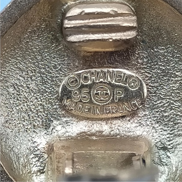 Chanel Gold Plated Clip On Earrings - Picture 7 of 9